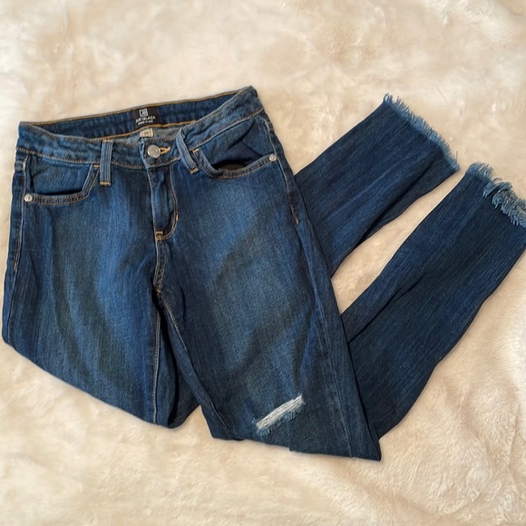 Just Black Ripped Skinny Jeans - Picture 1 of 10